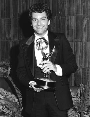 Holding the Emmy for <i>Battlestar Galactica</i> - 1979